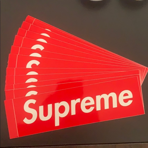 supreme sticker cost
